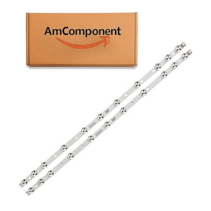 AmComponent - KIT 2 BARRE STRIP LED per TV VESTEL JL.D320B1235-078CS-C VES315WNDA2DN