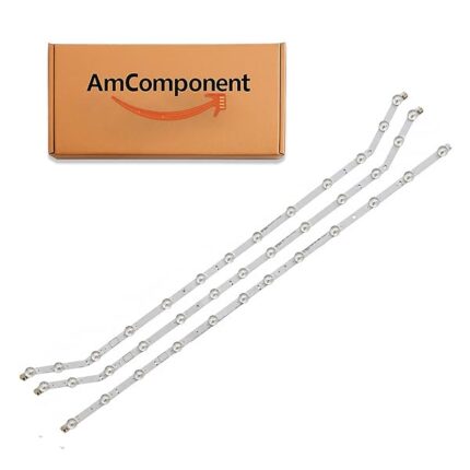 AmComponent - KIT 3 BARRE LED per TV 40" di ricambio per SAMSUNG D3GE-400SMA-R2 D3GE-400SMB-R2 UE40H5303AK