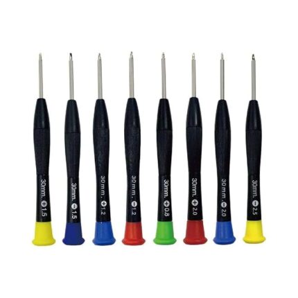 AmComponent - SET 8 GIRAVITI professionali riparazione SMONTAGGIO SMARTPHONE CELLULARE TELEFONO GIRAVITE