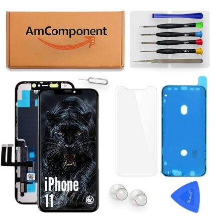 AmComponent - display di ricambio per IPHONE 11 (HL INCELL) schermo LCD + vetro touch screen | Componente di ricambio con luminosità intensa e risposta al tocco reattiva
