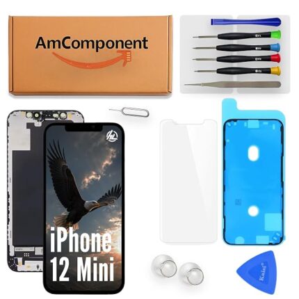 AmComponent - display di ricambio per IPHONE 12 MINI (HL INCELL) schermo LCD + vetro touch screen | Componente di ricambio con luminosità intensa e risposta al tocco reattiva