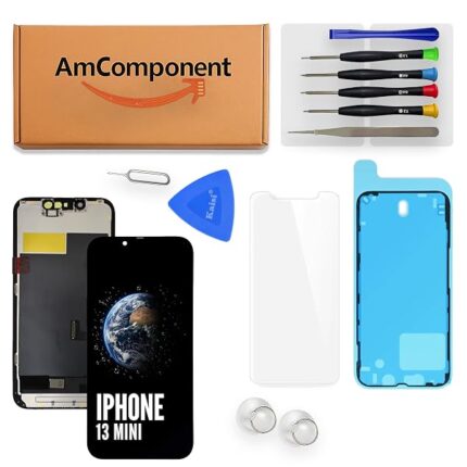 AmComponent - display di ricambio per IPHONE 13 MINI (HL INCELL) schermo LCD + vetro touch screen | Componente di ricambio con luminosità intensa e risposta al tocco reattiva