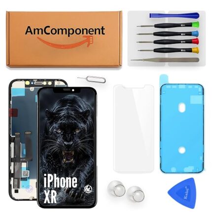 AmComponent - display di ricambio per IPHONE XR (HL INCELL) schermo LCD + vetro touch screen | Componente di ricambio con luminosità intensa e risposta al tocco reattiva