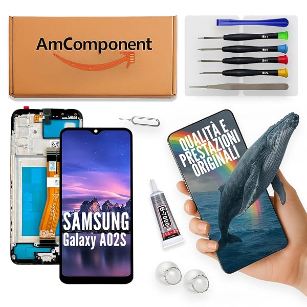 AmComponent-display-di-ricambio-per-SAMSUNG-GALAXY-A02S-SM-A025F-LCD-frame-touch-screen-vetro-Componente-di-ricambio-B0FFMZYGKJ