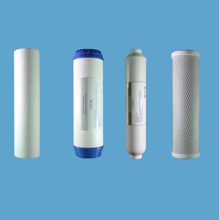 FILTRI STANDARD UNIVERSALI DEPURATORE ACQUA PURIFICATORE OSMOSI INVERSA FILTRO, 4 KIT = 16 FILTRI