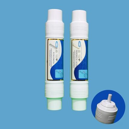 KIT 2 FILTRI DEPURATORE ACQUA AD OSMOSI INVERSA ATTACCO RAPIDO HERO 375 ECOWATER