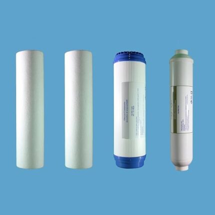 N° 4 FILTRI UNIVERSALI DEPURATORE ACQUA per TUTTI gli IMPIANTI OSMOSI INVERSA, 1 KIT = 4 FILTRI